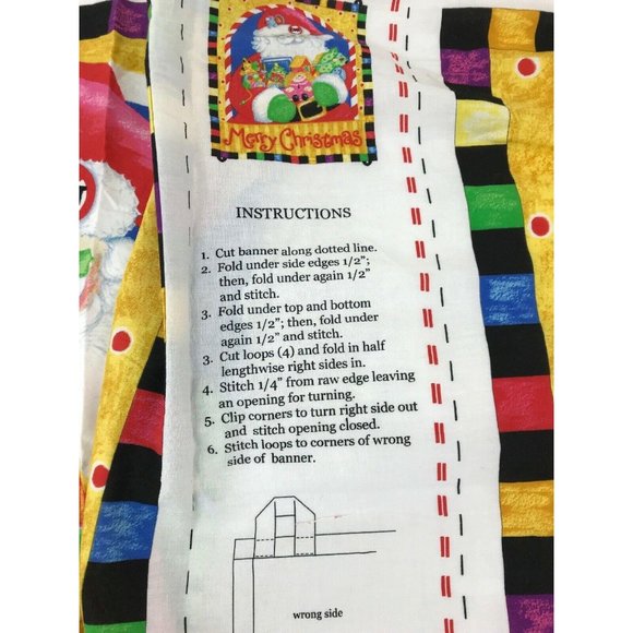 Santa Kimberly Montgomery fabric sewing panels - Picture 2 of 5